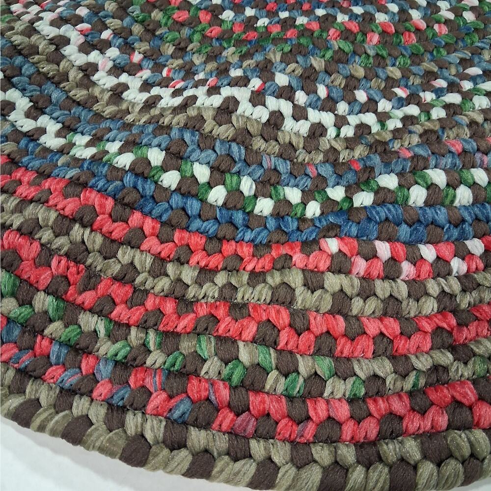 Colonial Mills Delicious Braid Reversible Round 3X3 Area Rug Multicolor - Picture 4 of 5